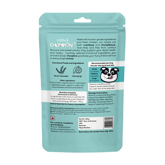 Venttura Chompion Pawsitive Treats for Dogs – Oral Health