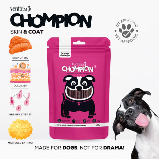 Venttura 4-1 Chompion Pawsitive Treats for Dogs