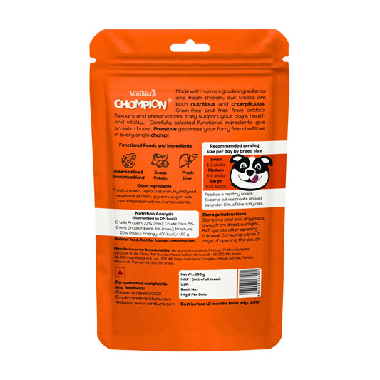 Venttura Chompion Pawsitive Treats for Dogs – Immunity Wellness