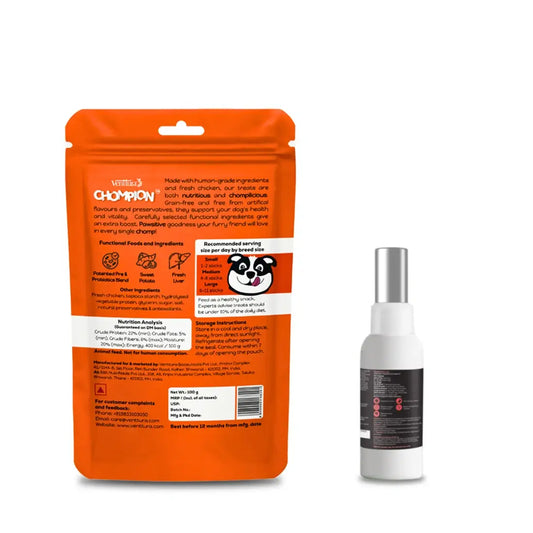 Immunity & Wellness Combo for Dogs – Immuno+ Supplement & Chompion Treats For Immunity & Wellness