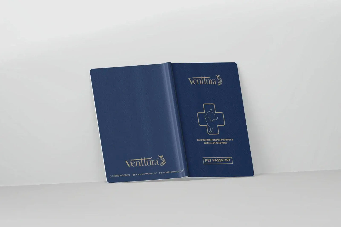 Venttura Pet Passport – Health Record passport For Dogs & Cats