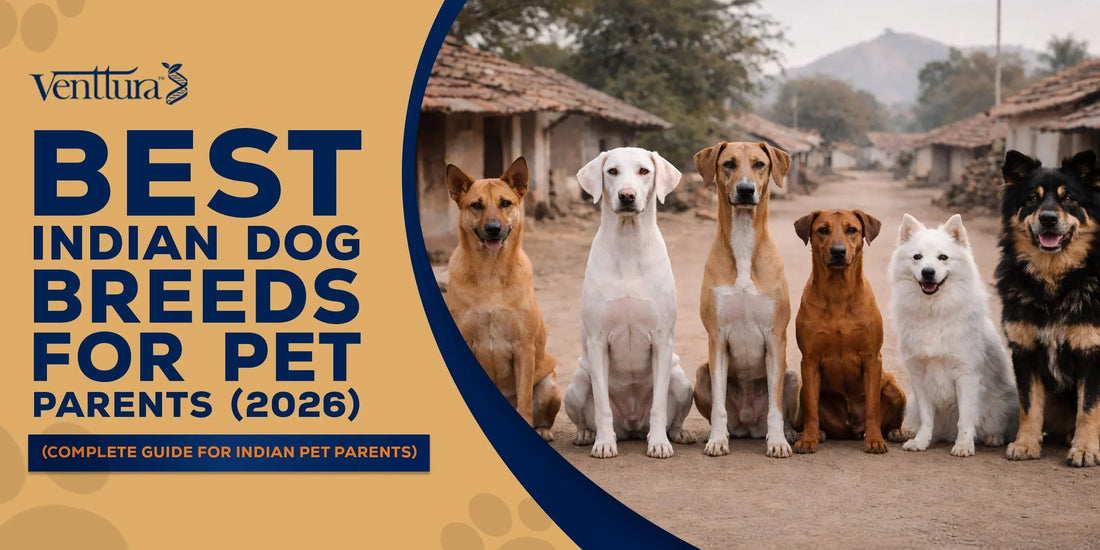 Best Indian dog breeds 2026 — complete guide for Indian pet parents by Venttura Bioceuticals