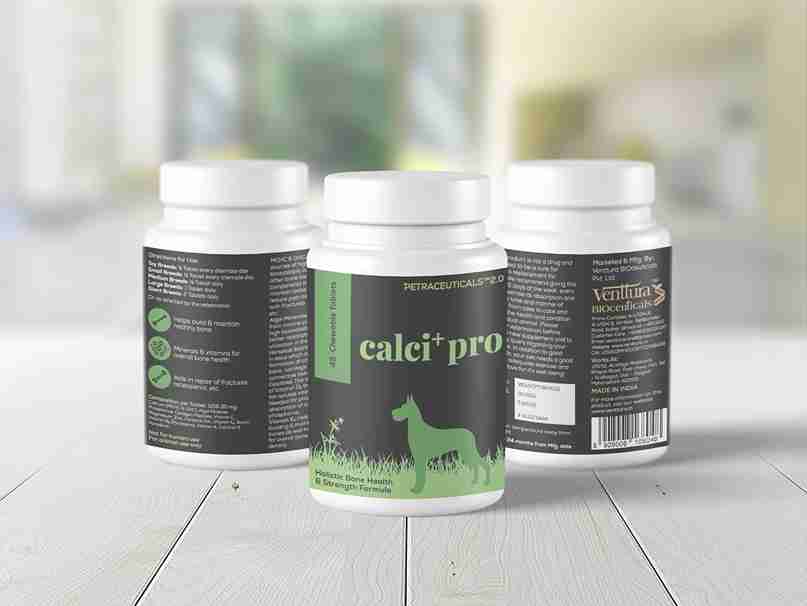 Bone health supplements for dogs – support strong bones, growth & joint function by Venttura Bioceuticals