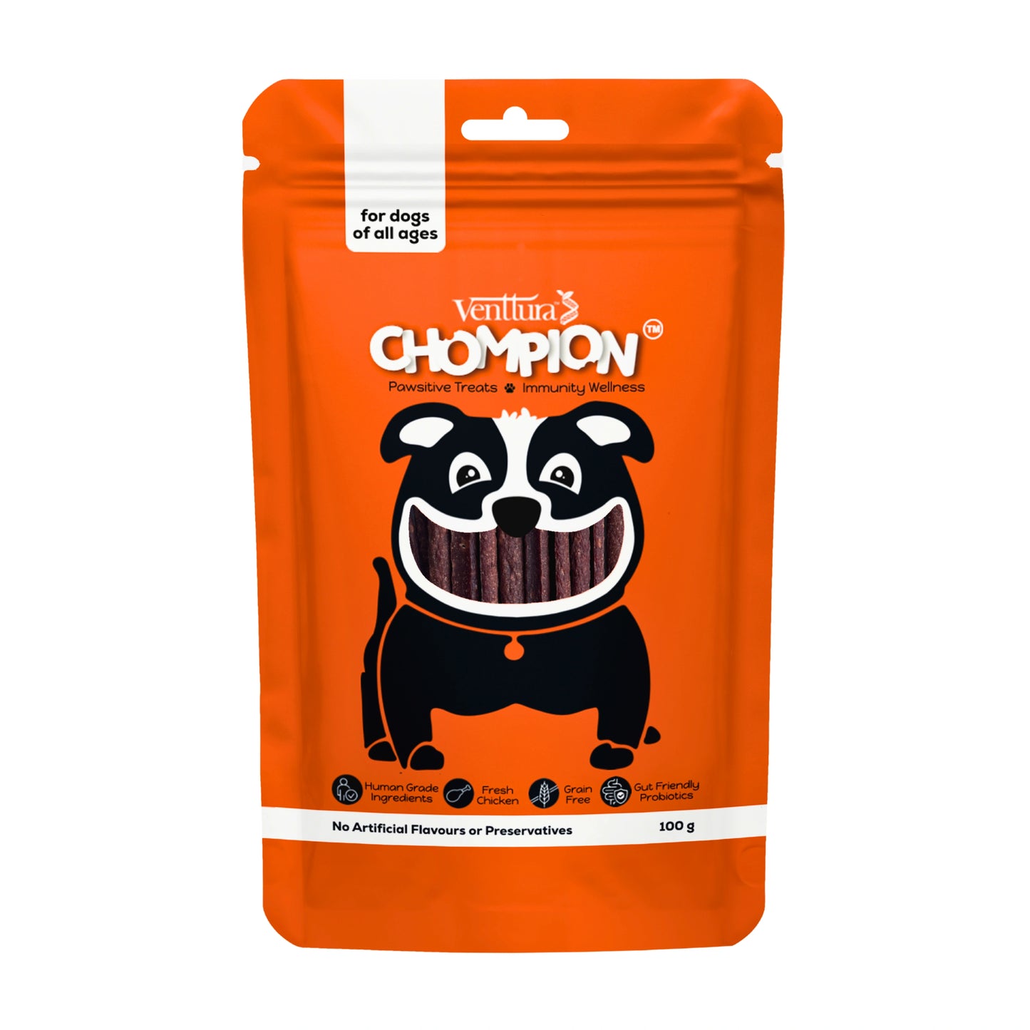 Venttura Chompion Pawsitive Treats for Dogs – Immunity Wellness