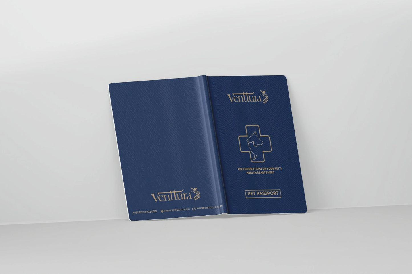 Venttura Pet Passport – Health Record passport For Dogs & Cats