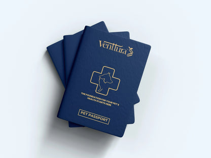 Venttura Pet Passport – Health Record passport For Dogs & Cats